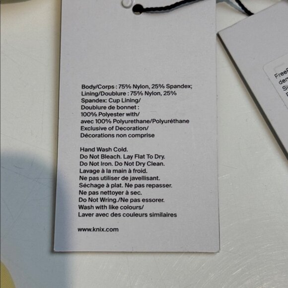 Knix Vibrant Yellow Free Flex Demi Bra NWT Size 32B - Picture 4 of 6